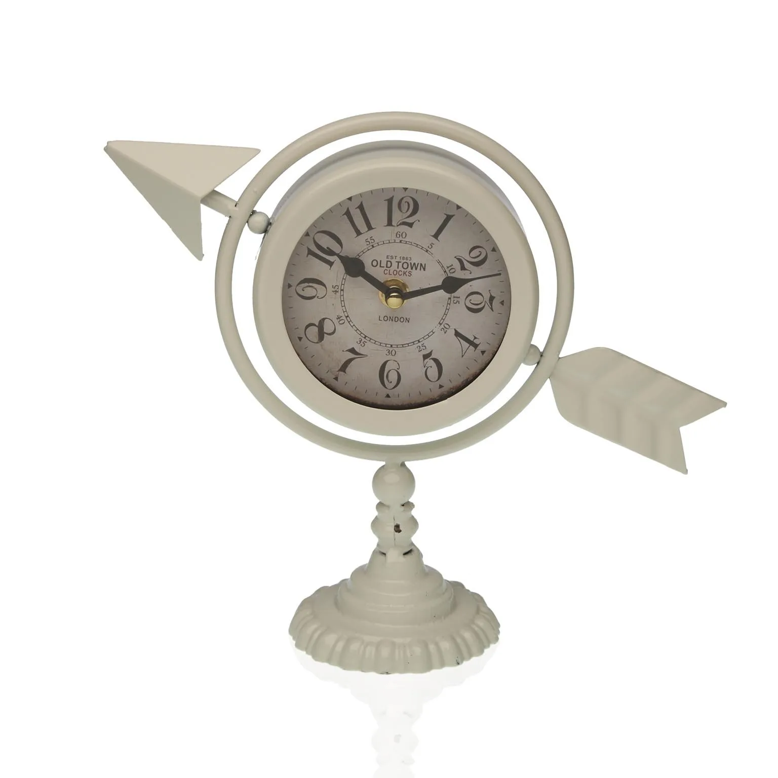 Horloge de table versa blanc fleche pleine s340689021. Nous sélectionnons pour Diaytar des produits qui ont une histoire, une âme, et qui sauront trouver une place dans la vôtre.