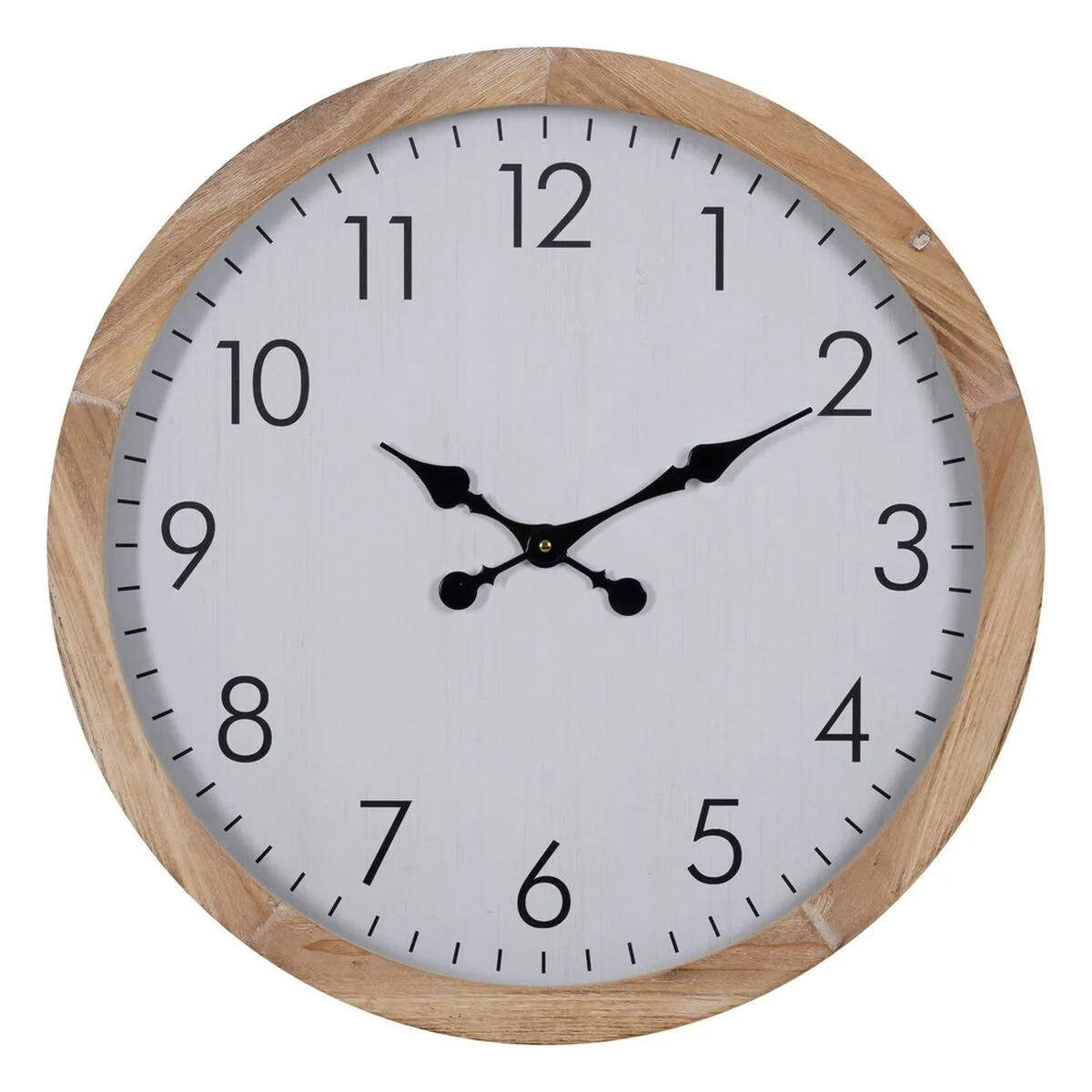 Horloge murale blanc bois 60 x 60 x 6 5 cm s880511657. Diaytar puise sa force dans sa capacité à sans cesse renouveler son offre avec des produits généraux frais et inattendus