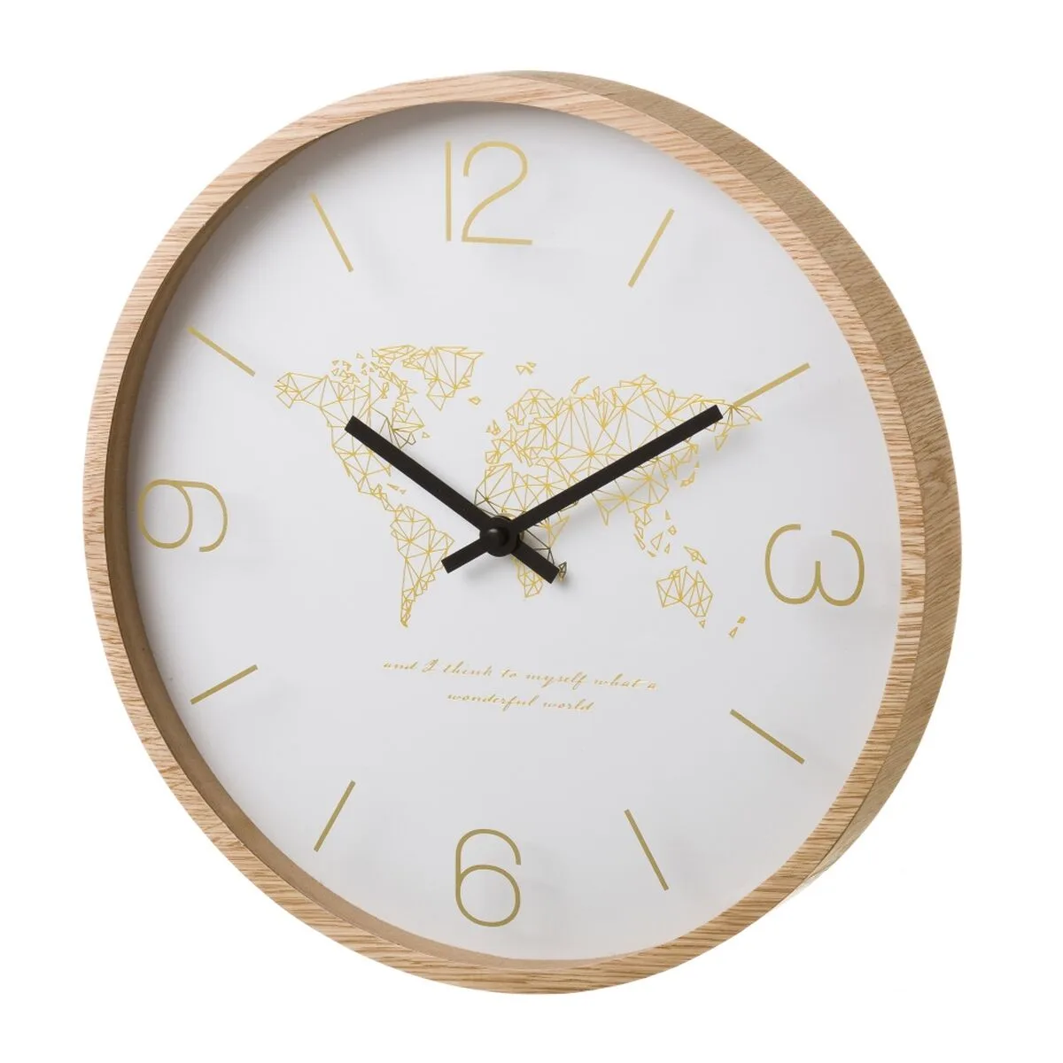 Horloge murale blanc dore verre bois mdf 33 x 33 x 4 cm s880886359. Diaytar ne stocke pas des produits, il collectionne des pièces uniques pour enrichir votre quotidien.