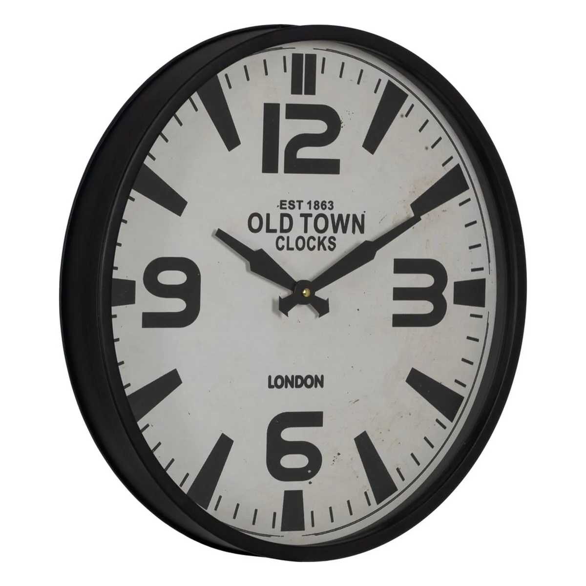 Horloge murale blanc noir fer 46 x 46 x 6 cm s880528447. Diaytar ne stocke pas des produits, il collectionne des pièces uniques pour enrichir votre quotidien.