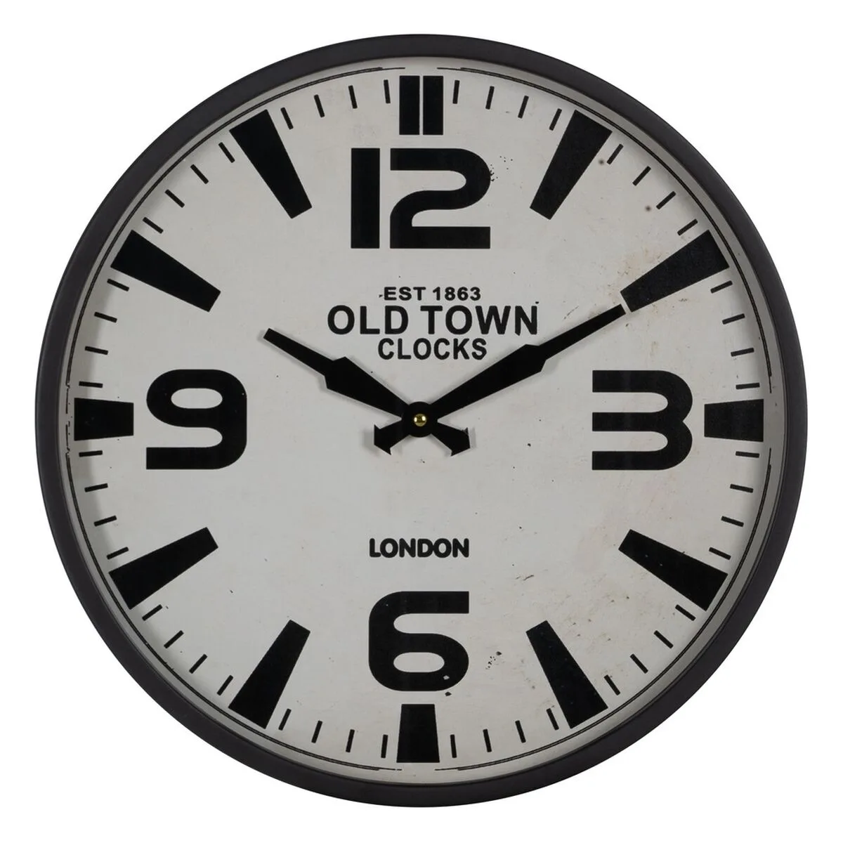Horloge murale blanc noir fer 46 x 46 x 6 cm s880528466. Prêt à upgrade votre vie ? Diaytar dégaine une arsenal de produits pour passer au niveau supérieur.