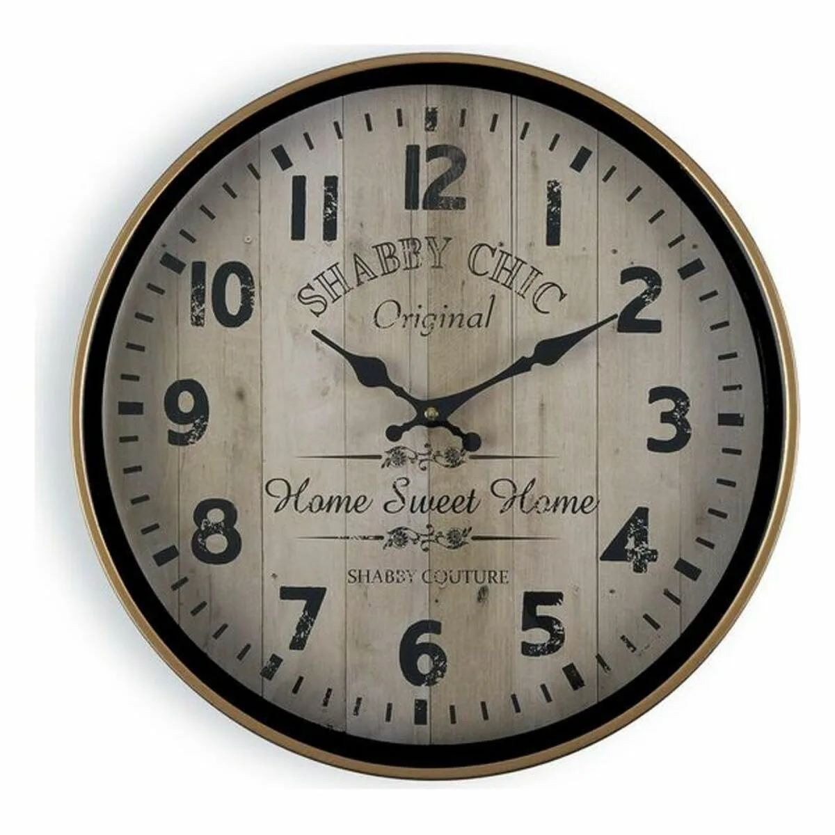 Horloge murale metal 40 cm s340517311. L'art de vivre à la française s'exprime dans notre collection maison Diaytar.