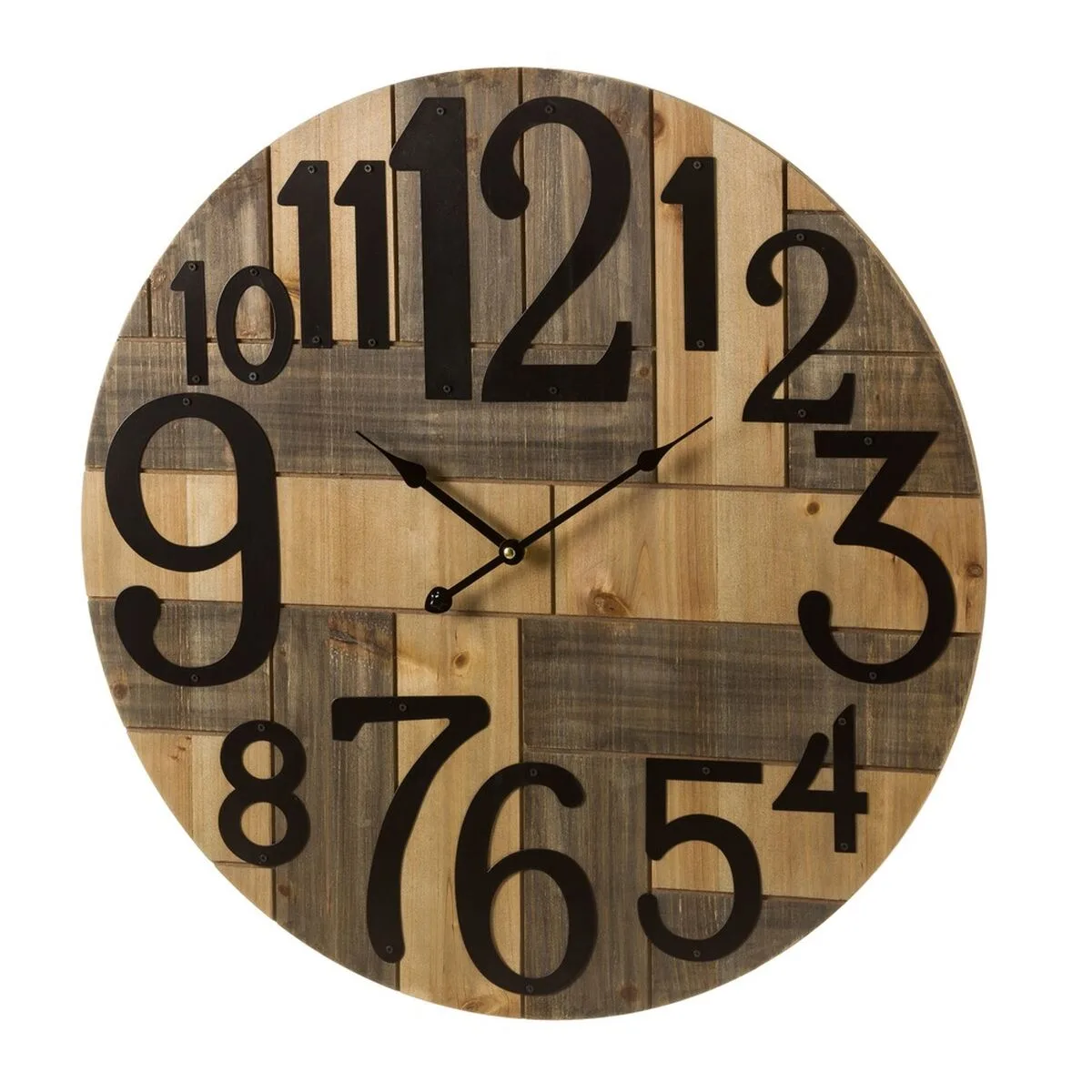 Horloge murale multicouleur metal bois mdf 60 x 3 x 60 cm s880880037. Diaytar vous habille de la tête aux pieds avec goût et raffinement.