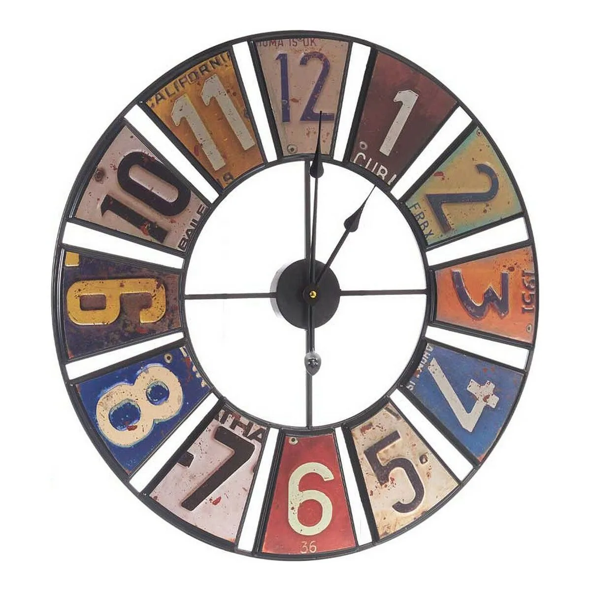 Horloge murale multicouleur retro metal 60 x 4 5 x 60 cm s360972455. Diaytar, c'est l'évidence : une plateforme simple, des produits beaux, une expérience fluide. Le trio gagnant.