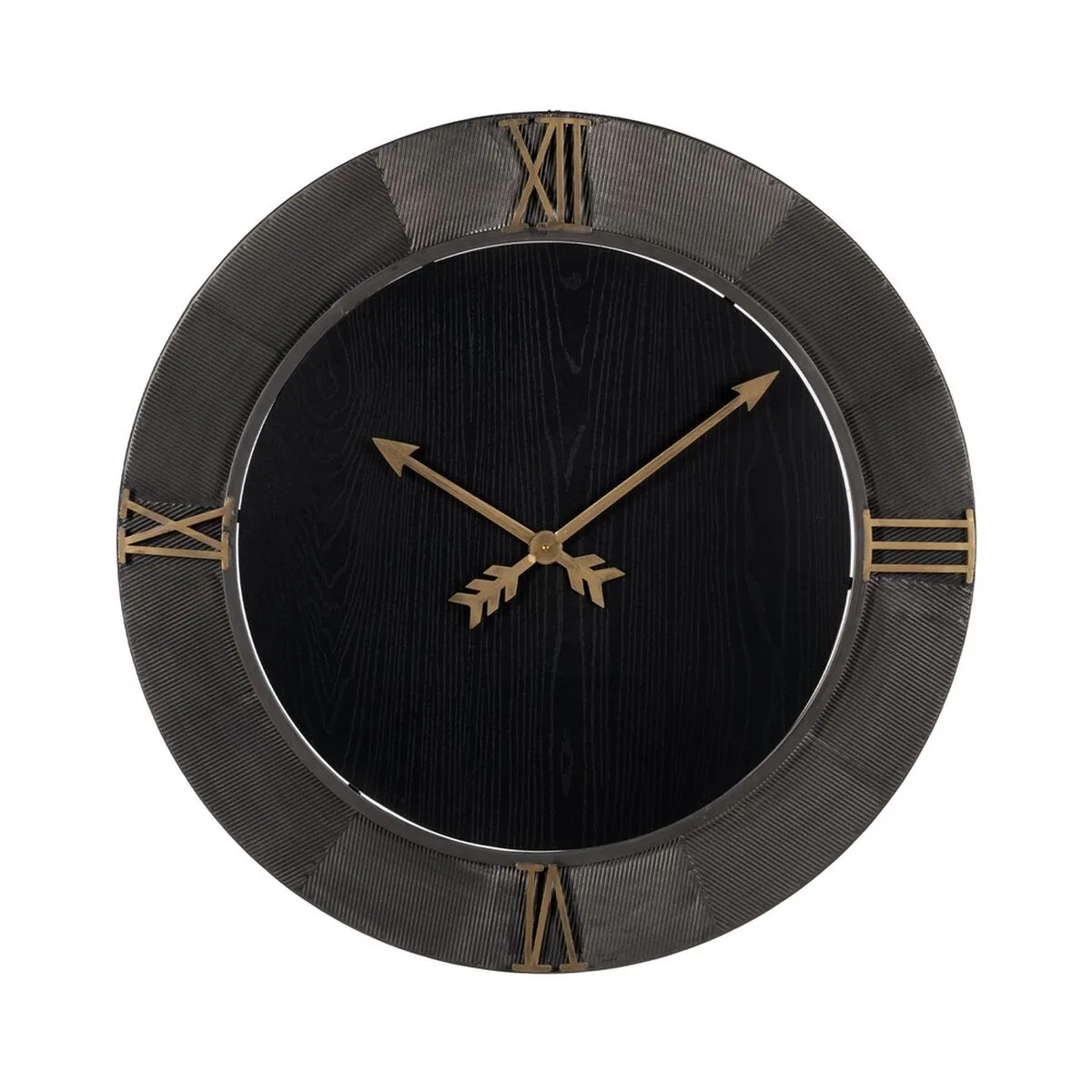 Horloge murale noir dore fer bois mdf 80 x 2 5 x 80 cm s880860926. Notre philosophie Diaytar : vous offrir une plateforme unique où produits généraux, tendances et technologies convergent harmonieusement