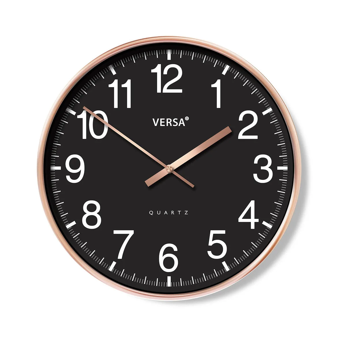 Horloge murale versa noir plastique 4 3 x 30 x 30 cm s341473250. Chez Diaytar, chaque détail compte pour votre satisfaction totale.