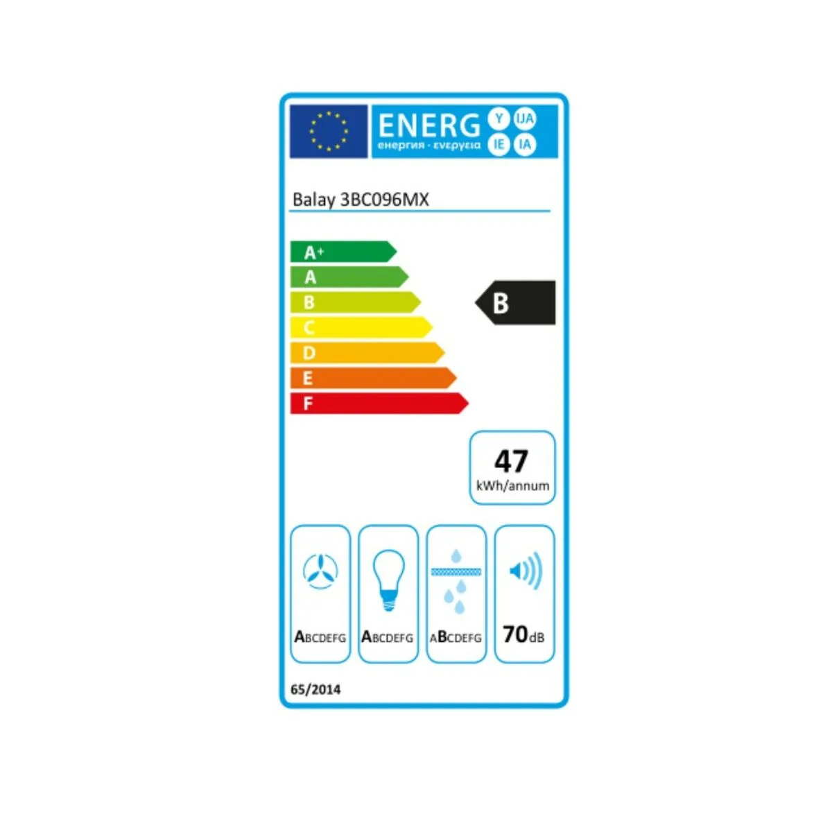 Hotte standard balay 3bc096mx 90 cm 590 m3 h 70 db 220w acier s041565032. Votre boutique de confiance Diaytar vous accompagne dans tous vos projets.