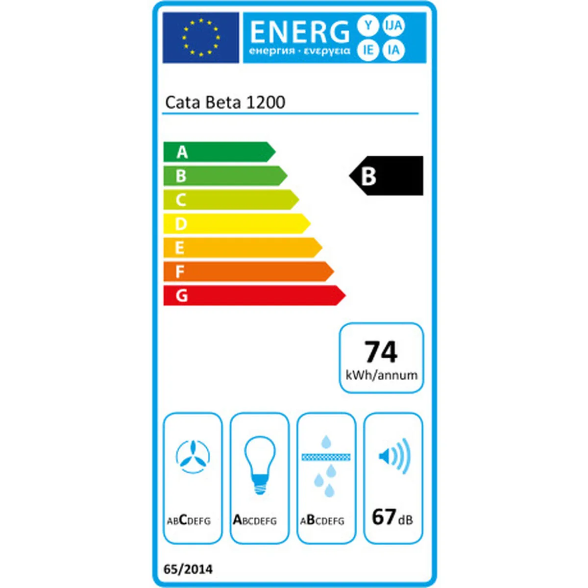 Hotte standard cata beta 1200 acier s044418057. Transformez votre intérieur avec les produits déco Diaytar !