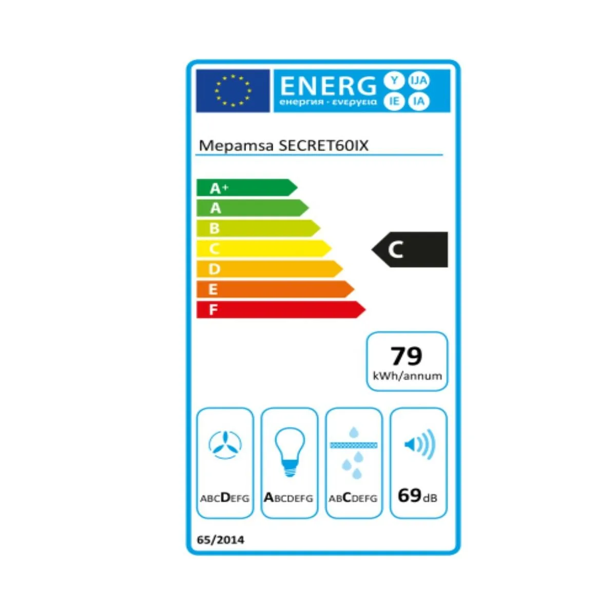 Hotte standard mepamsa secret 60 60 cm 69 db 540 m3 h acier inoxydable s760146439. Diaytar : là où le shopping devient une forme d'art. Curateur d'un quotidien plus beau et plus fonctionnel.