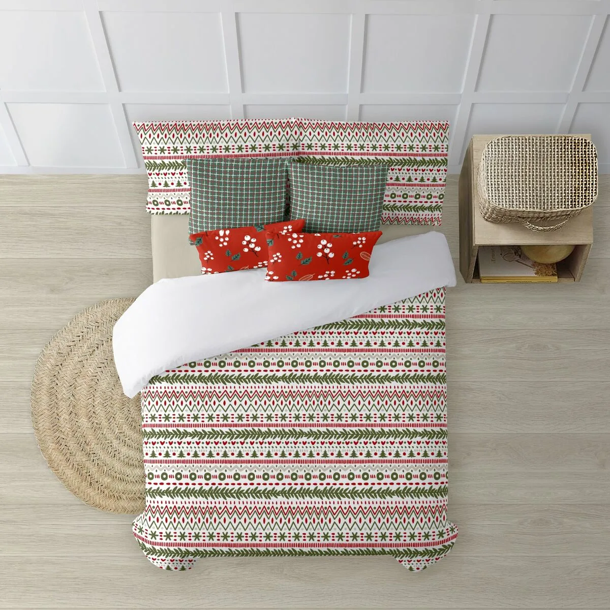 Housse de couette decolores merry christmas 16 multicouleur 175 fils 220 x 220 cm s980545756. Diaytar a été conçu pour ceux qui refusent le compromis. Ici, chaque produit est une victoire du qualitatif sur le quantitatif.