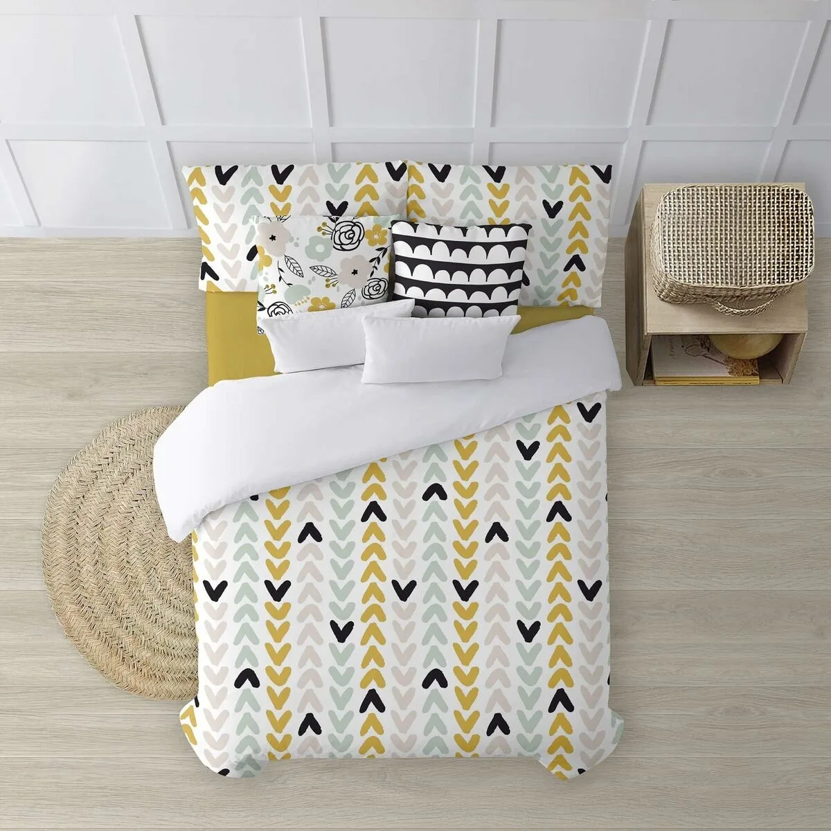 Housse de couette decolores tokyo multicouleur 175 fils 260 x 240 cm goulot de bouteille s981107927. Diaytar, c'est l'alchimie parfaite entre la froide efficacité de la tech et la chaleur rassurante des produits de qualité.