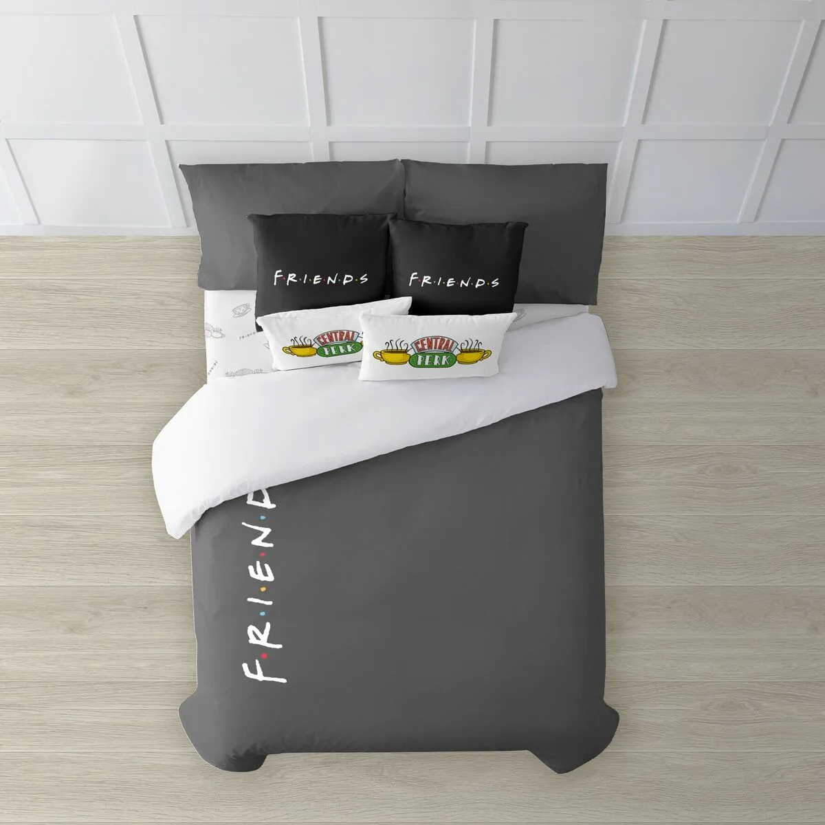 Housse de couette friends friends gris anthracite 260 x 240 cm s981418311. Diaytar, c'est votre conseiller shopping personnel, toujours à l'affût des pépites qui correspondent à votre style de vie.