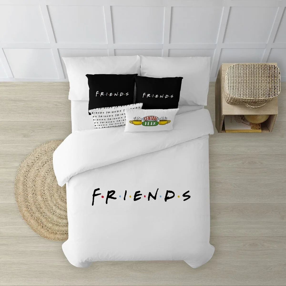Housse de couette friends friends multicouleur 200 x 200 cm s981402554. Diaytar cultive l'art de la surprise en vous proposant constamment de nouveaux produits généraux et high-tech inattendus
