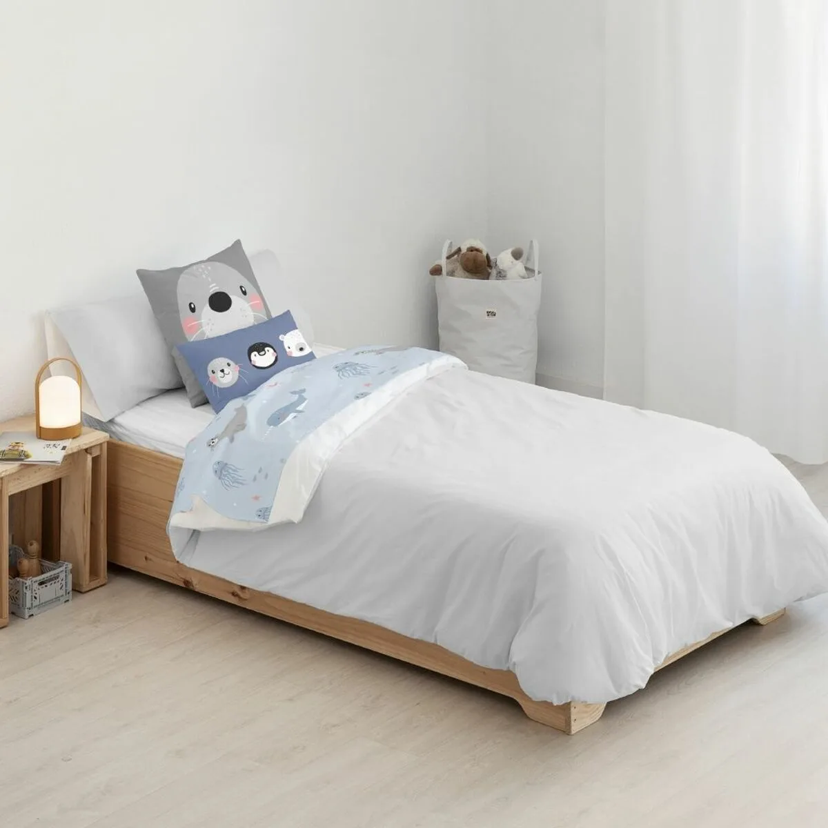 Housse de couette kids cotton kanu gris 155 x 220 cm s981449754. L'excellence à portée de clic avec la boutique en ligne Diaytar.