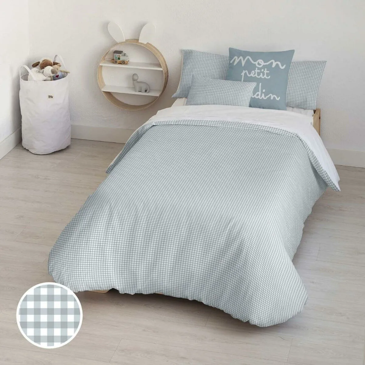Housse de couette kids cotton vichy bleu 180 x 220 cm s981453115. L'excellence à portée de clic avec la boutique en ligne Diaytar.