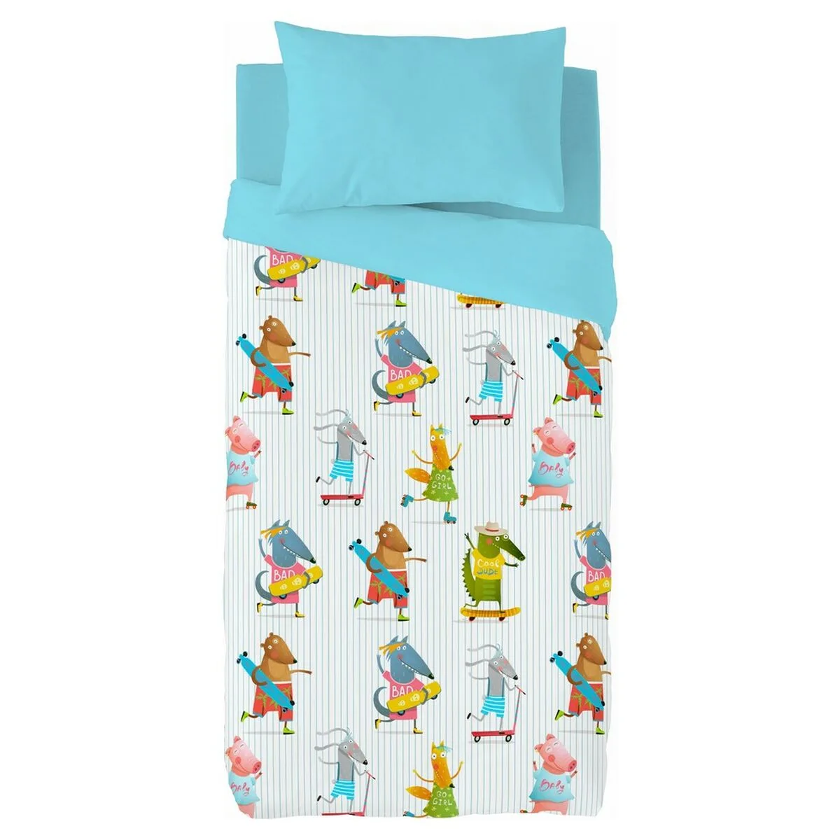 Housse de couette naturals cool dude lit 1 persone 150 x 220 cm s280685227. Bienvenue dans l'ère du shopping conscient. Diaytar privilégie des produits avec une éthique et un impact positif.