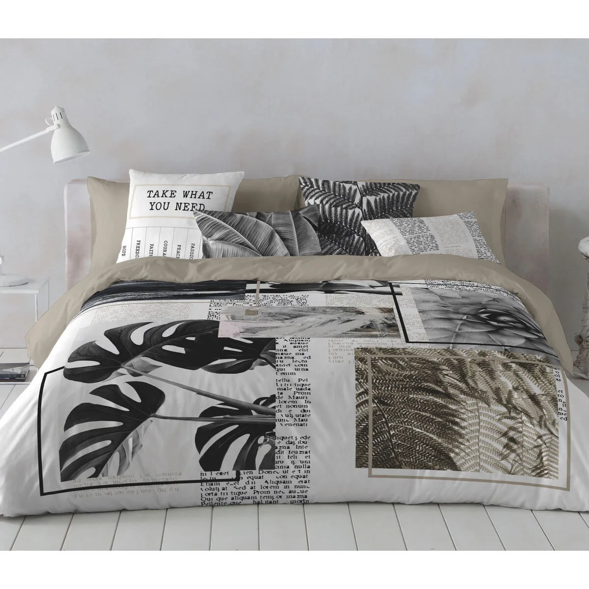Housse de couette naturals mone lit king size 3 pieces 260 x 220 cm s280763622. Bienvenue dans l'ère du shopping conscient. Diaytar privilégie des produits avec une éthique et un impact positif.
