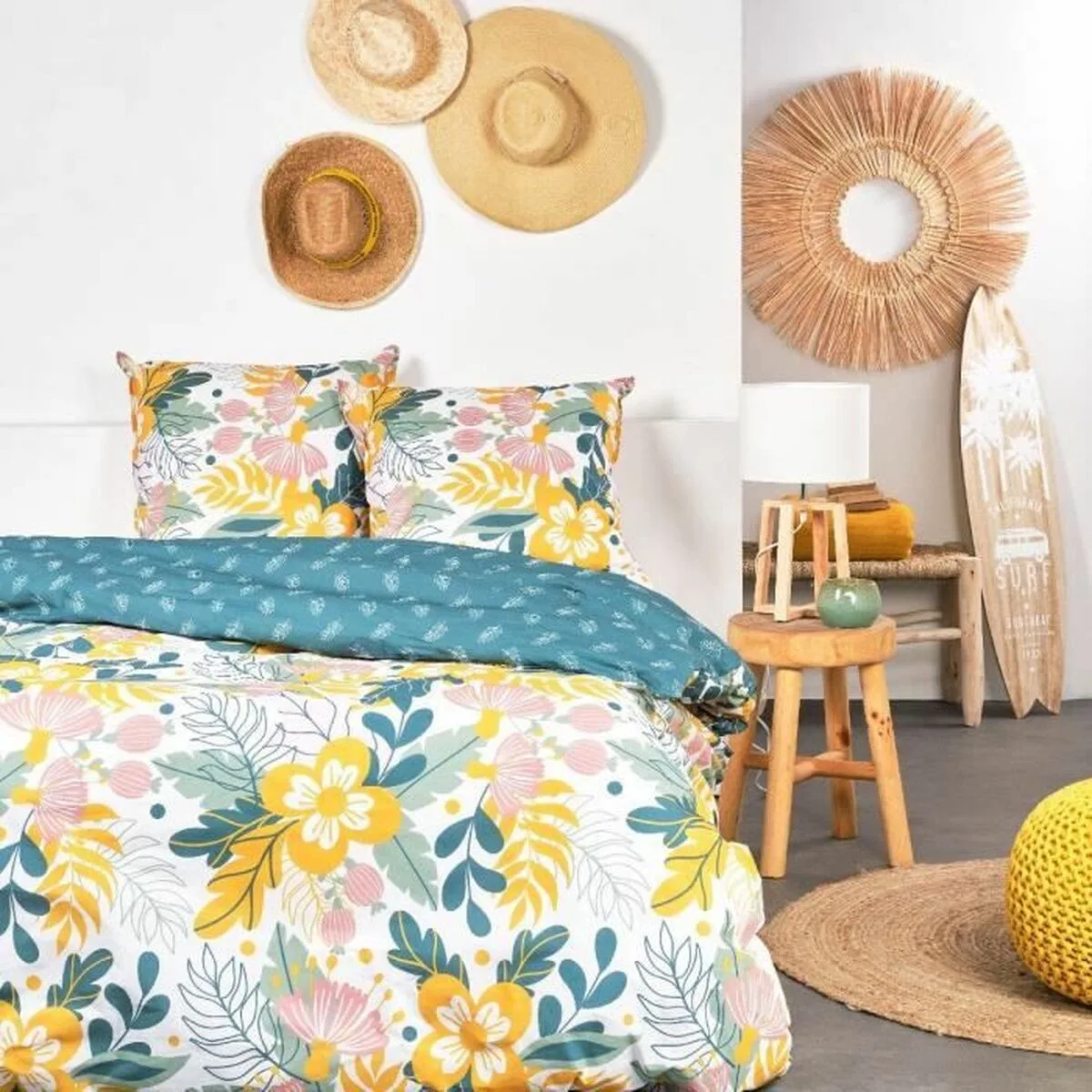 Housse de couette today sunshine floral multicouleur 240 x 220 cm s718851031. Notre équipe Diaytar parcourt le globe pour vous dénicher les produits généraux et électroniques les plus prometteurs