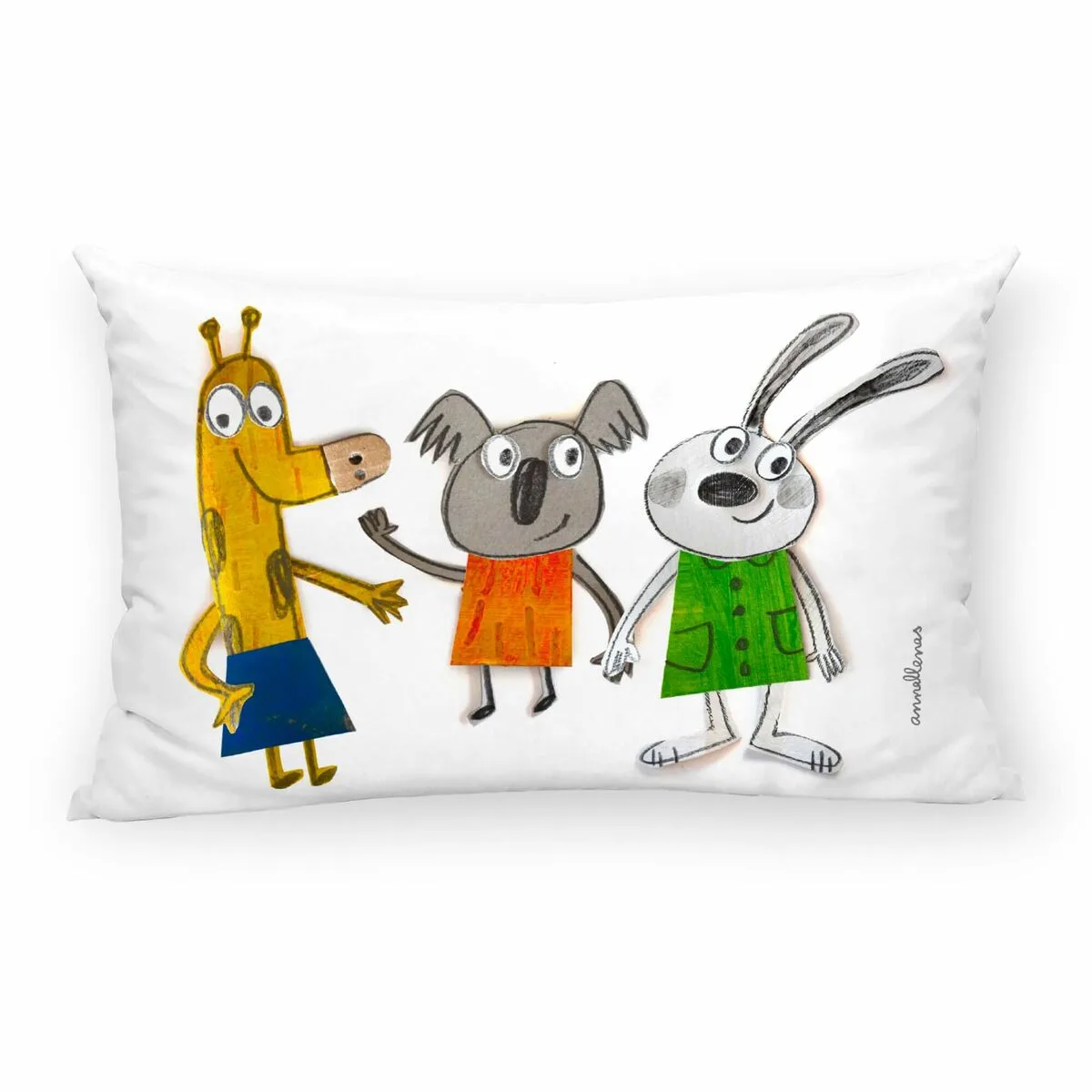 Housse de coussin decolores amics multicouleur 30 x 50 cm s980955011. Révélez votre style avec la collection capsule Diaytar, limitée et exclusive.