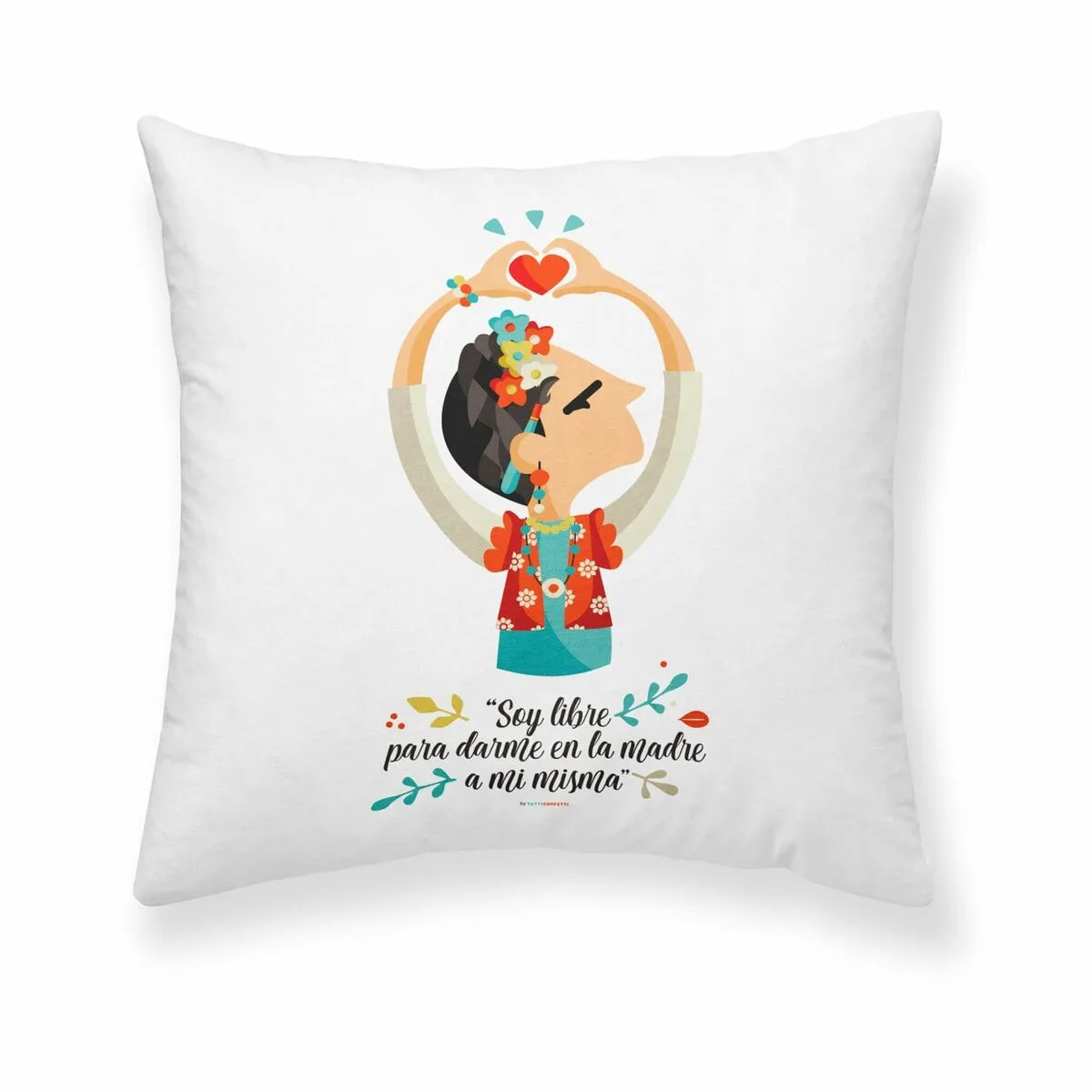 Housse de coussin decolores frida multicouleur 50 x 50 cm s980953424. Diaytar - L'art de bien vivre commence ici. Découvrez nos collections exclusives.