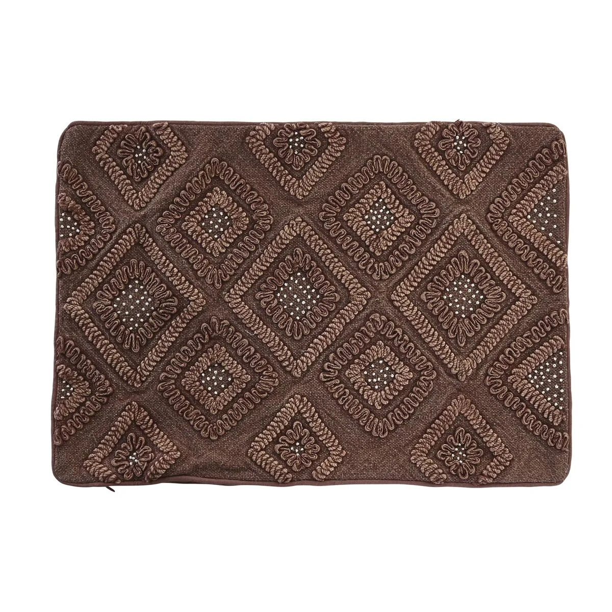 Housse de coussin dkd home decor 60 x 1 x 40 cm marron losanges s304156177. Diaytar, c'est l'alchimie parfaite entre la froide efficacité de la tech et la chaleur rassurante des produits de qualité.