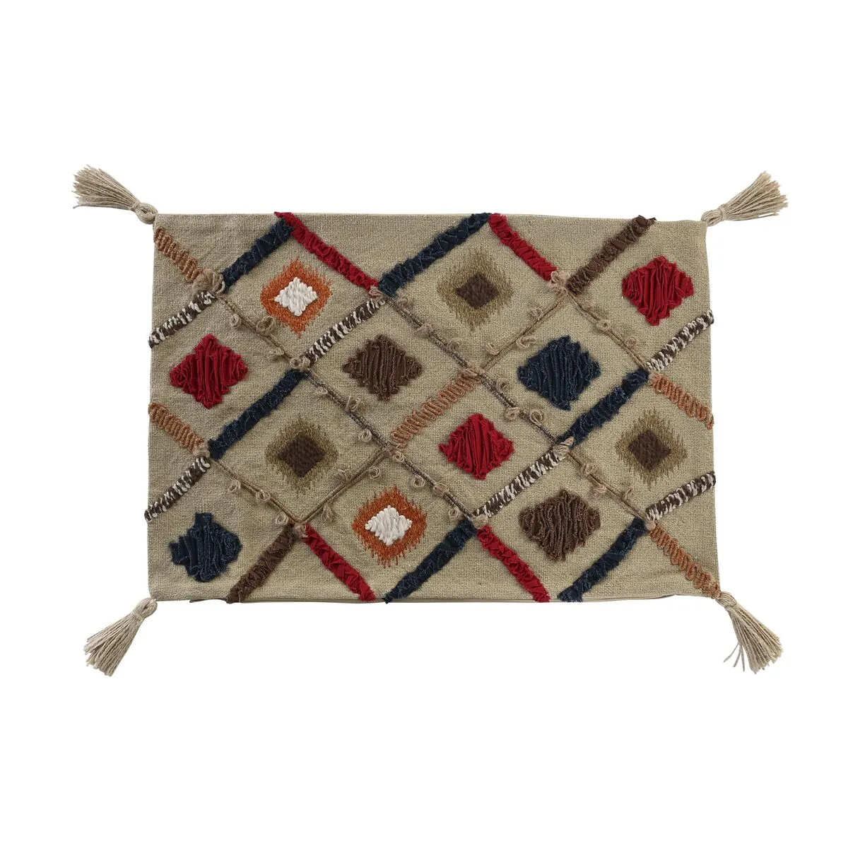 Housse de coussin dkd home decor 60 x 1 x 40 cm multicouleur frange s304157760. Diaytar décomplexe le shopping en ligne : trouvez tout ce dont vous avez besoin et tout ce dont vous rêvez, au même endroit