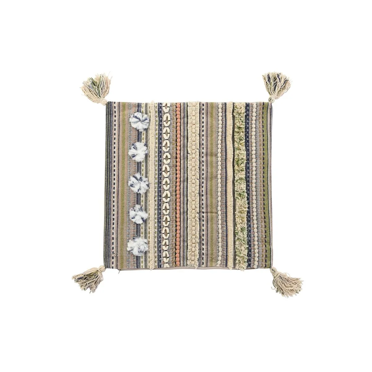 Housse de coussin dkd home decor multicouleur frange 50 x 1 x 50 cm s304158410. Diaytar pense global, shoppe local : une plateforme généraliste avec une approche curated pour un public international