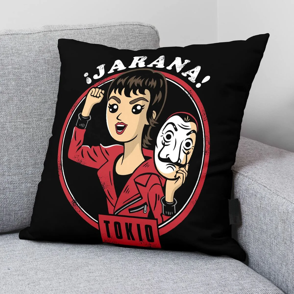 Housse de coussin la casa de papel chibi b noir multicouleur 45 x 45 cm s980583441. Notre mission chez Diaytar : démocratiser l'accès aux produits extraordinaires, sans rogner sur le design ou la qualité.