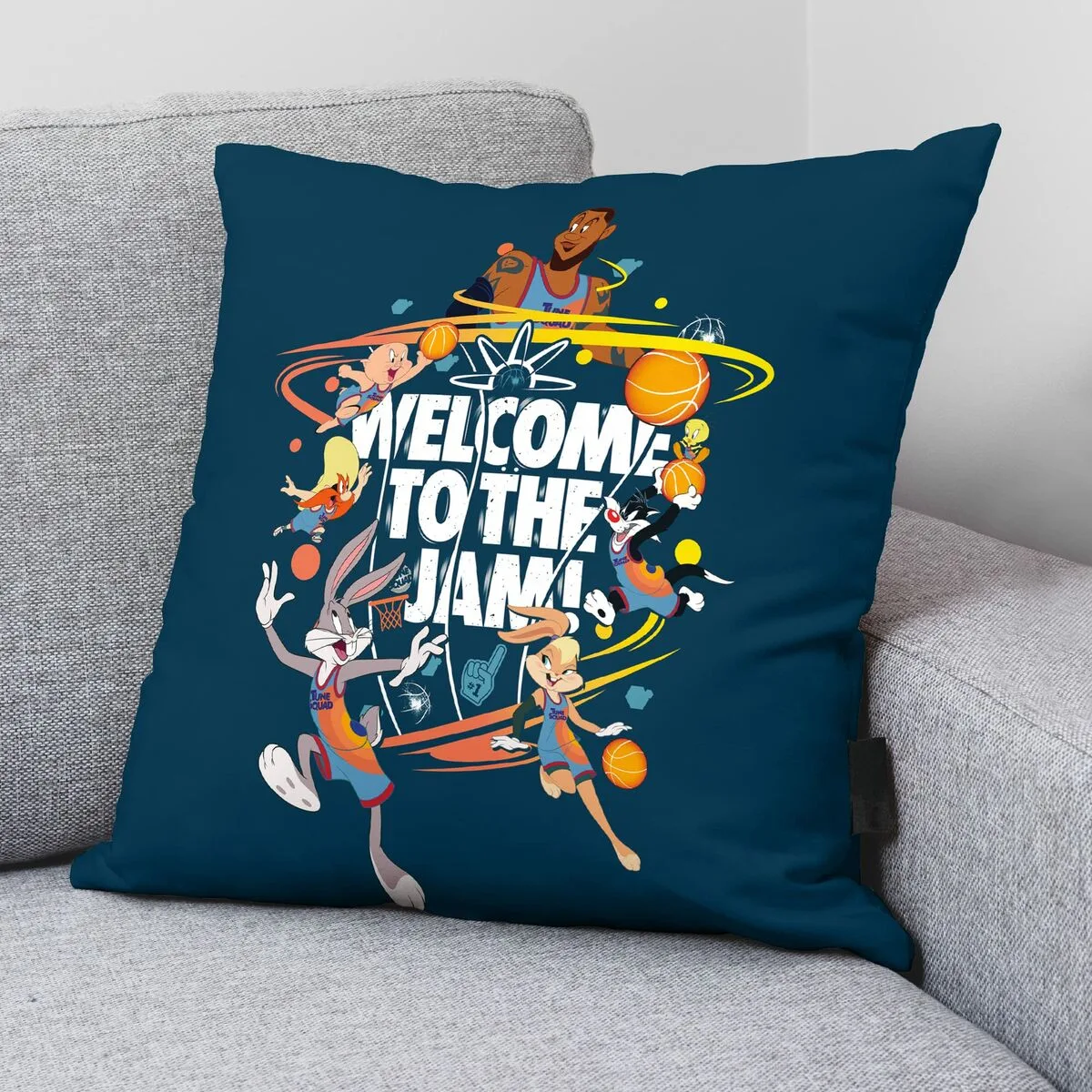 Housse de coussin looney tunes welcome jam a multicouleur 45 x 45 cm s980590439. Diaytar, le compagnon des esprits créatifs et exigeants en quête de produits généraux hors des sentiers battus