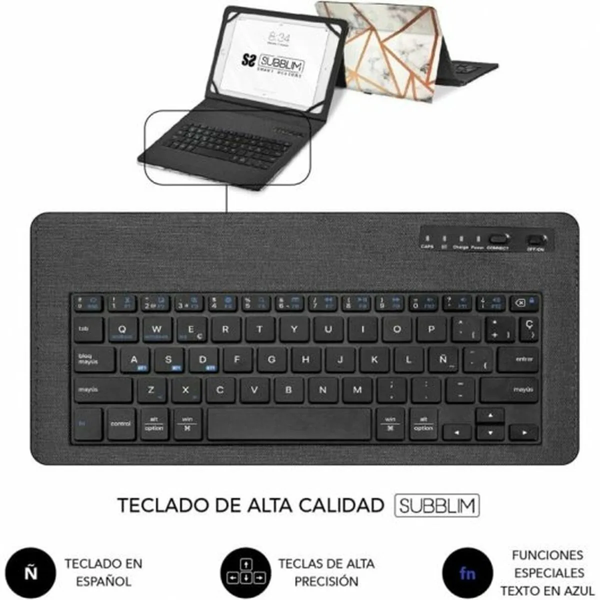 Housse pour tablette et clavier subblim subkt5 bttw10 blanc macos s990691816. Chez Diaytar, chaque visite est l'occasion de découvrir un nouveau produit génial, qu'il soit électronique ou domestique