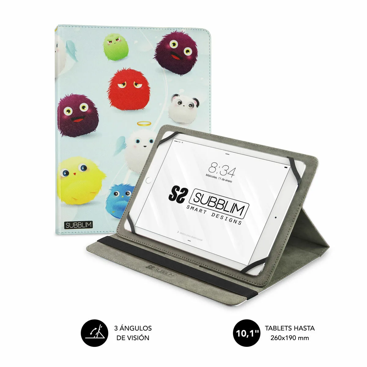 Housse pour tablette subblim sub cut 4tc001 multicouleur imprime s990689019. Diaytar, le nom qui garantit que chaque produit, du plus technologique au plus basique, a été choisi avec goût et exigence