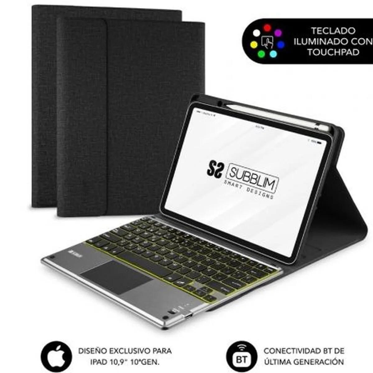 Housse pour tablette subblim subkt4 btpi03 noir espagnol qwerty qwerty s991870054. Diaytar, la boutique en ligne qui pense à tout : des gadgets électroniques les plus futés aux objets maison les plus design