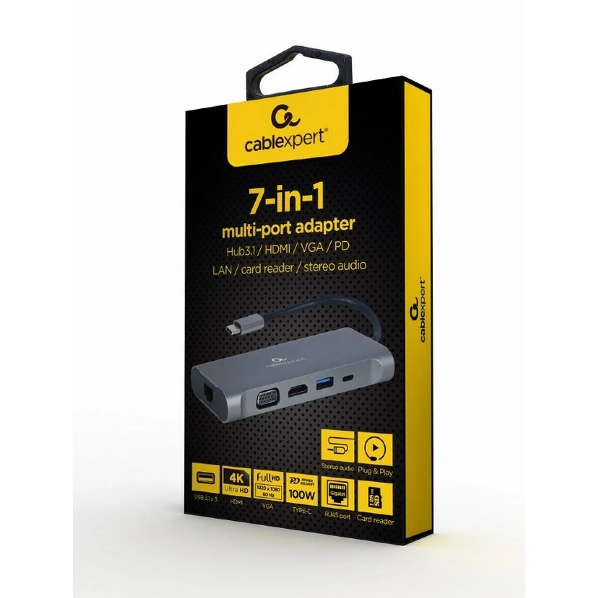 Hub usb c gembird a cm combo7 01 gris 100 w s911521816. Diaytar, c'est la preuve que le génie réside dans les détails. Chaque produit a été scruté, pesé, et approuvé.