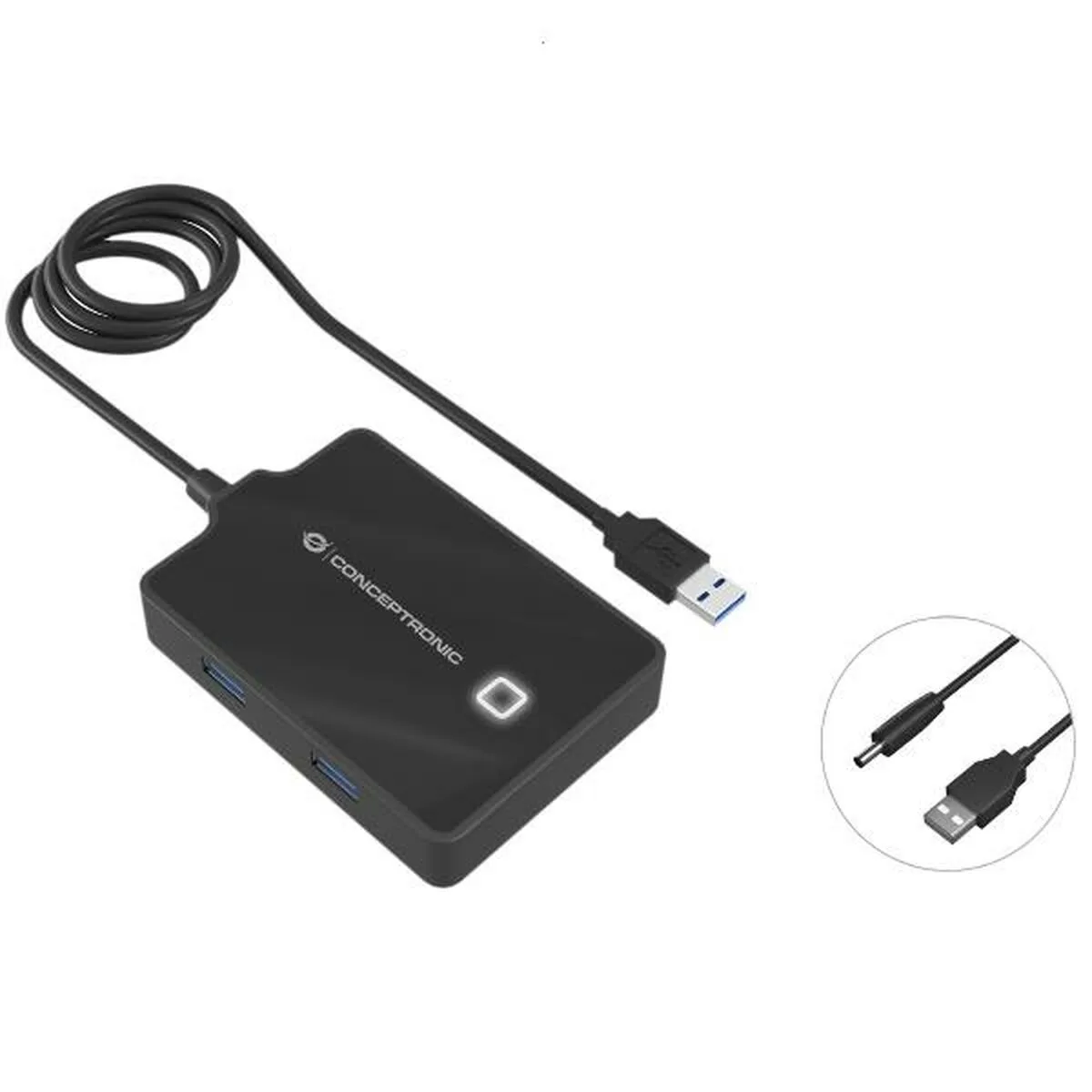Hub usb conceptronic 110517107101 noir 90 cm 1 unite s7720427818. Du salon à la chambre, Diaytar habille votre intérieur avec élégance.