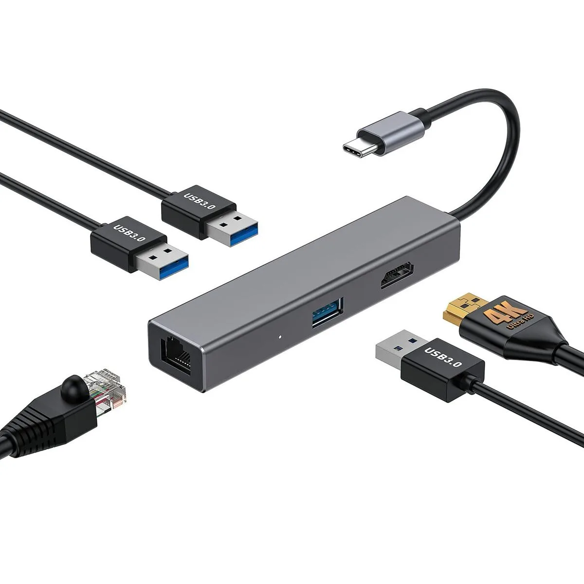 Hub usb coolbox hub minidock4 usb c gris s5516848420. Exprimez votre personnalité avec les accessoires tendance de Diaytar.
