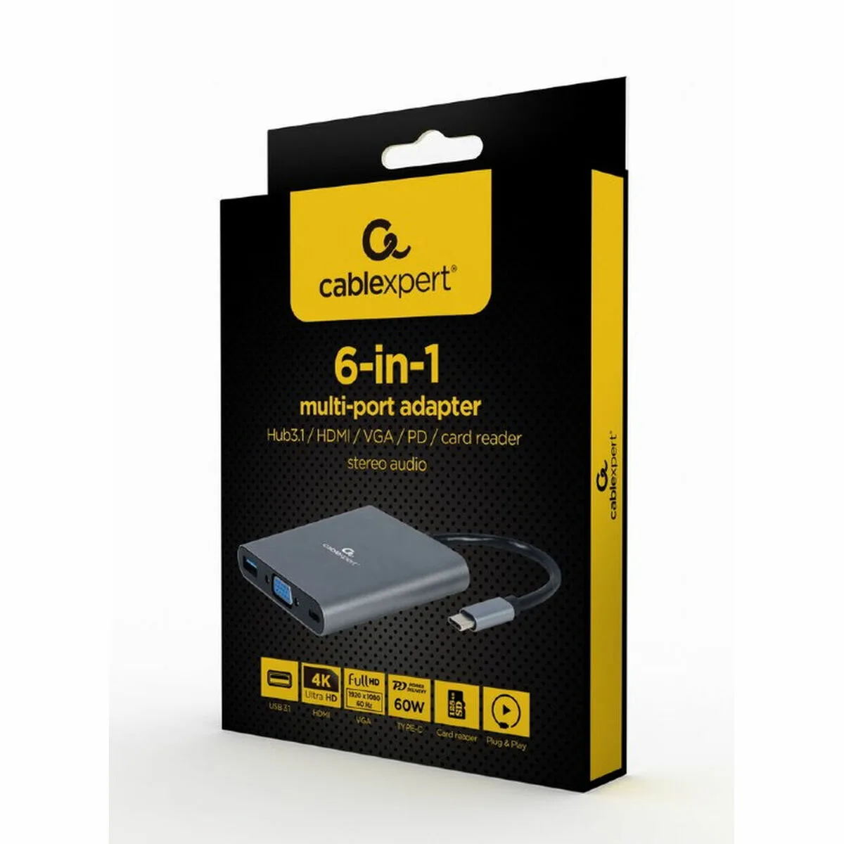 Hub usb gembird a cm combo6 01 gris s561424741. Diaytar : La boutique qui réunit qualité, tendance et prix accessibles sous un même toit.