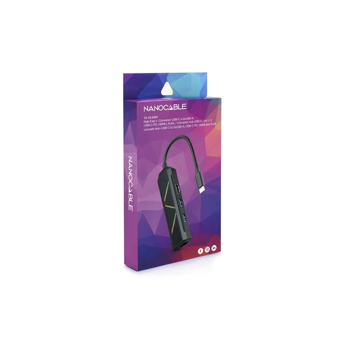 Hub usb nanocable 10 16 0501 s991209547. Pour un quotidien optimisé et stylisé, faites confiance à Diaytar et son expertise en produits généraux et innovants