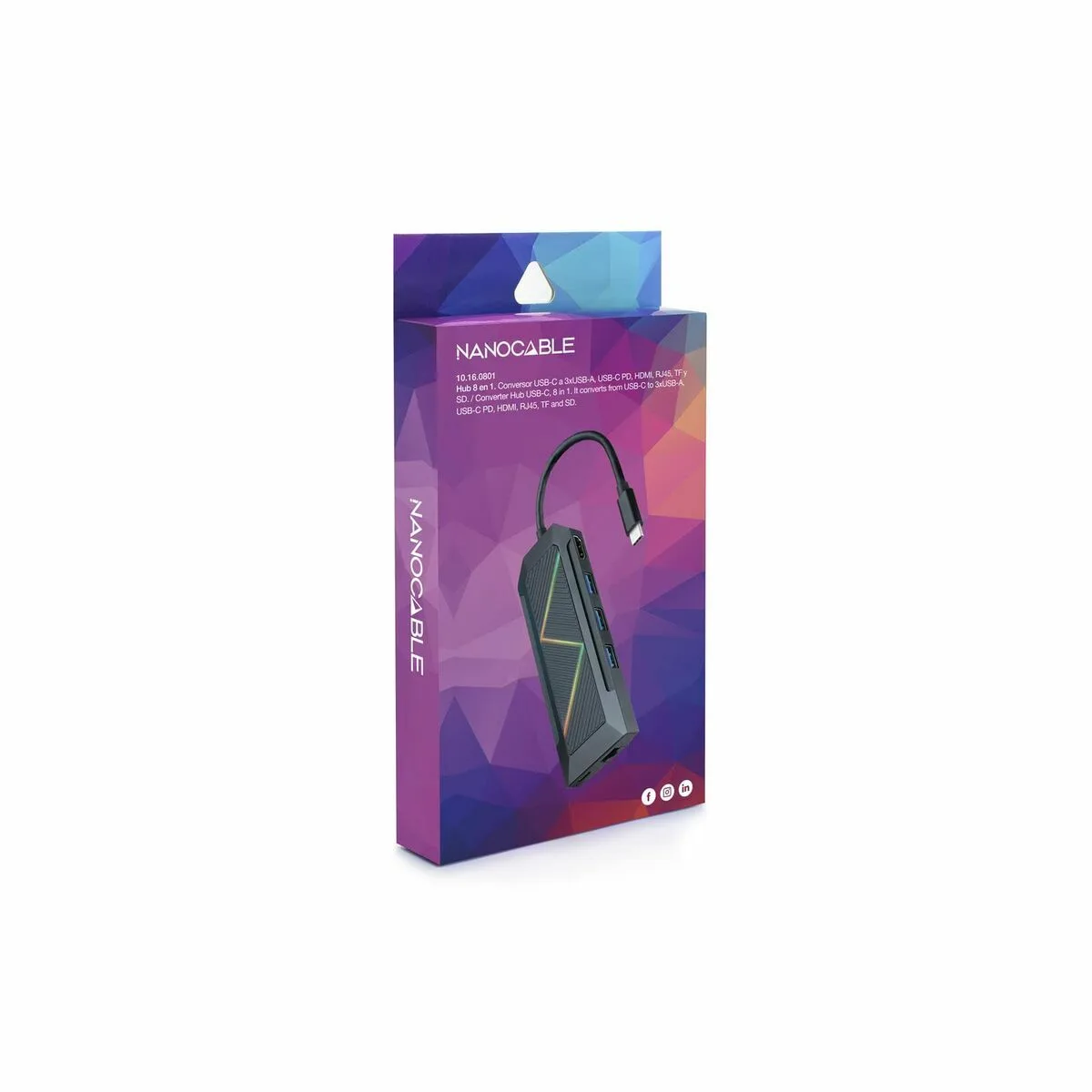 Hub usb nanocable 10 16 0801 s990527287. Diaytar capitalise sur la diversité : notre force est de vous offrir un choix immense sans jamais sacrifier la qualité