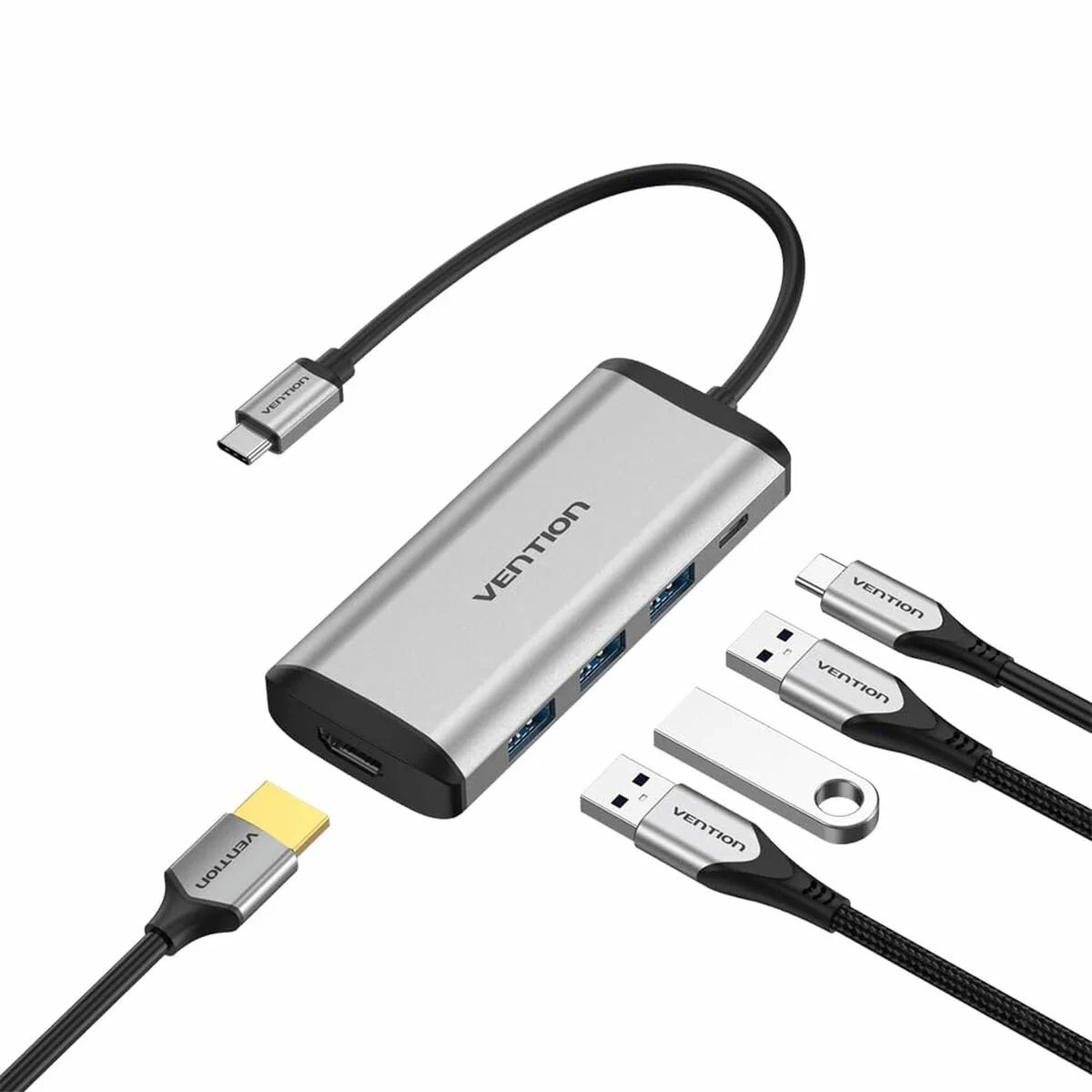 Hub usb vention cnbhb gris s990887384. Nous sélectionnons pour Diaytar des produits qui ont une histoire, une âme, et qui sauront trouver une place dans la vôtre.
