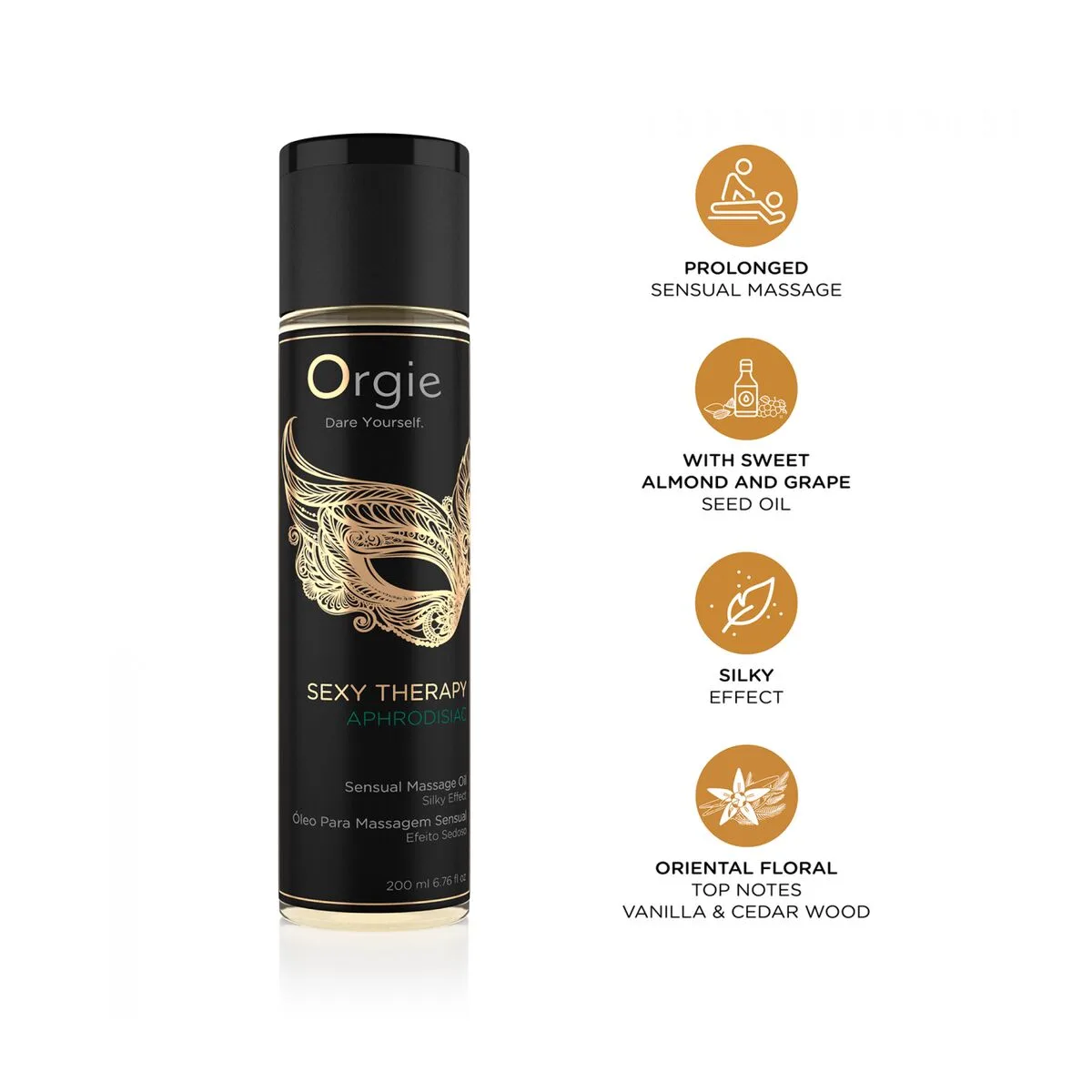 Huile de massage erotique orgie sexy therapy aphrodisiac 200 ml m040127910. Diaytar, c'est le testament vivant qu'on peut allier large choix et qualité exemplaire dans le e-commerce.