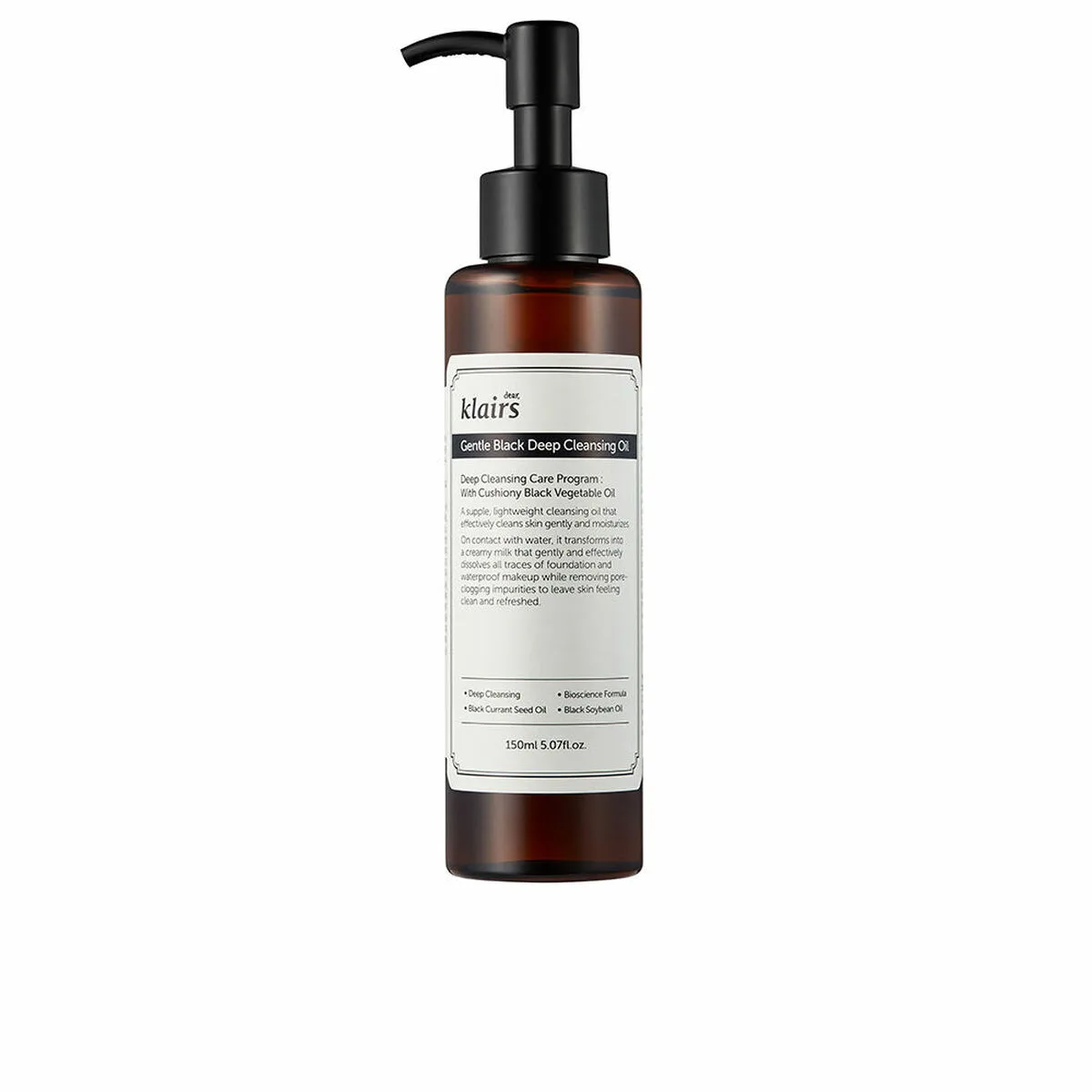Huile demaquillante klairs gentle black nettoyant 150 ml s0511038390. Diaytar, c'est le testament vivant qu'on peut allier large choix et qualité exemplaire dans le e-commerce.
