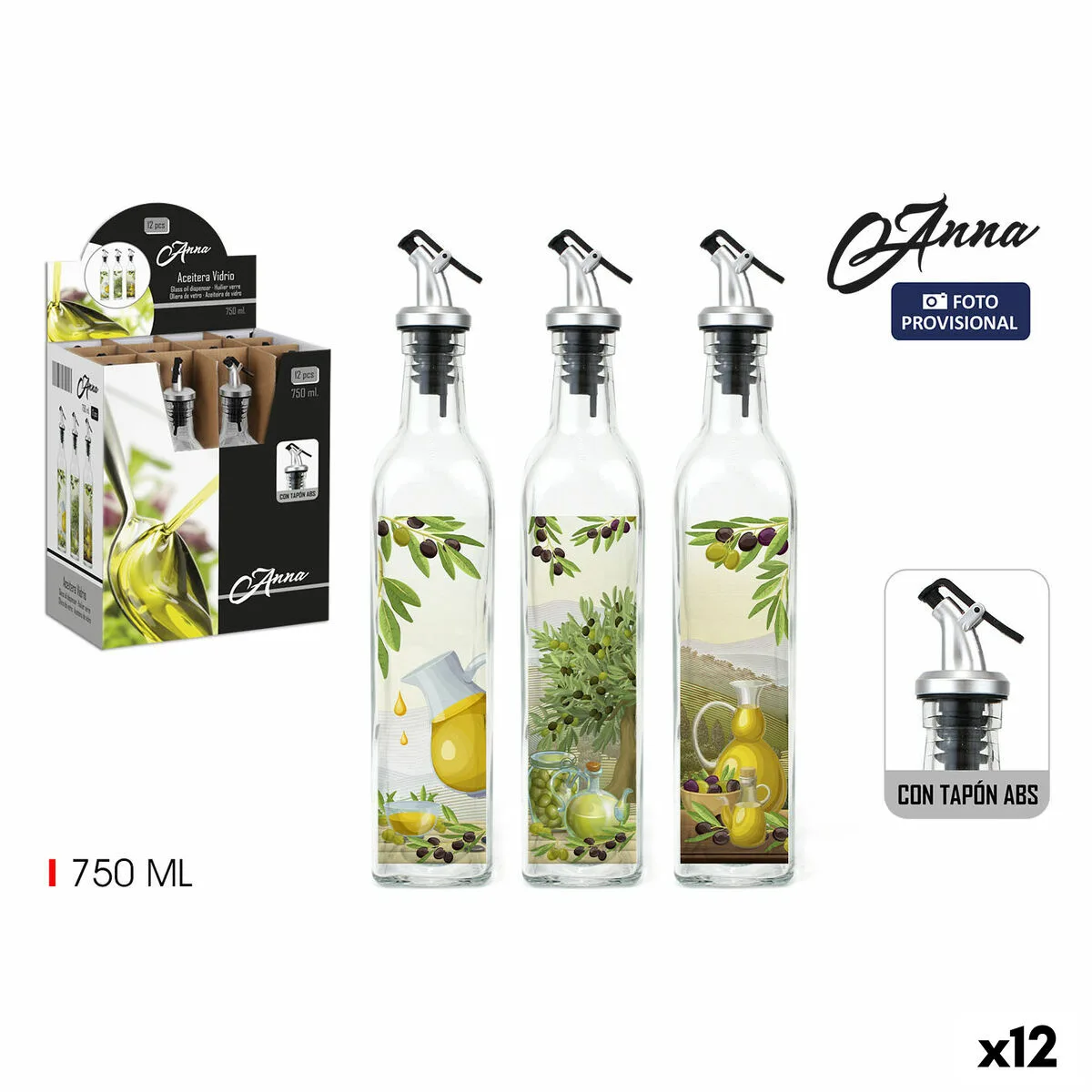Huilier anna verre 750 ml 12 unites s223111554. Osez l'originalité avec les créations mode exclusives de Diaytar.