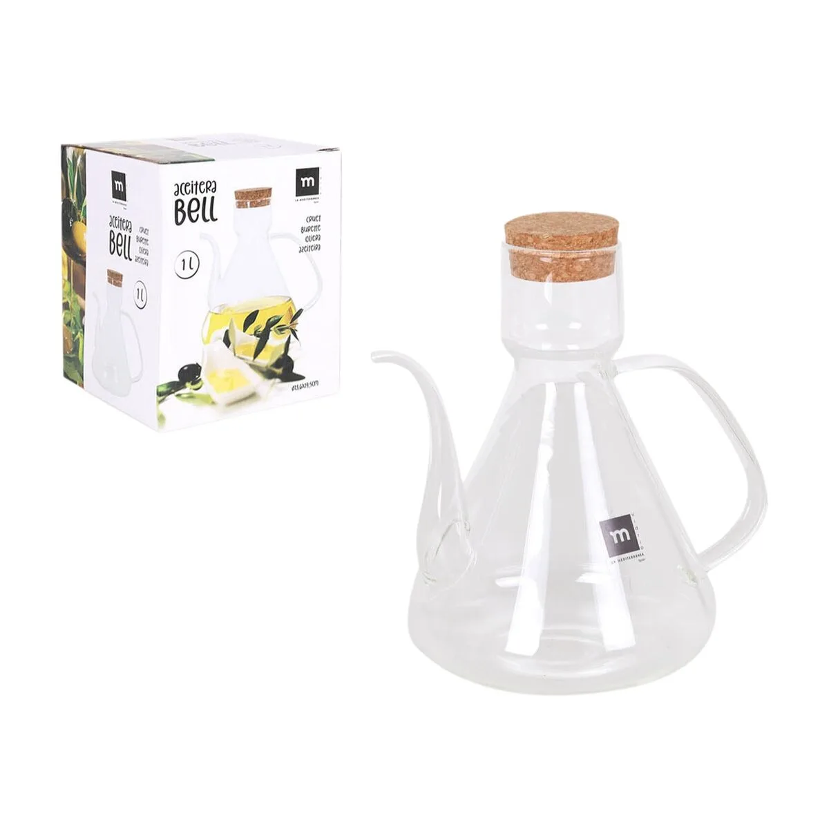 Huilier la mediterranea bell transparent silicone verre borosilicate 1 l 4 unites s223839447. Diaytar mise sur l'intelligence collective : notre communauté nous guide pour dénicher les produits les plus plébiscités.