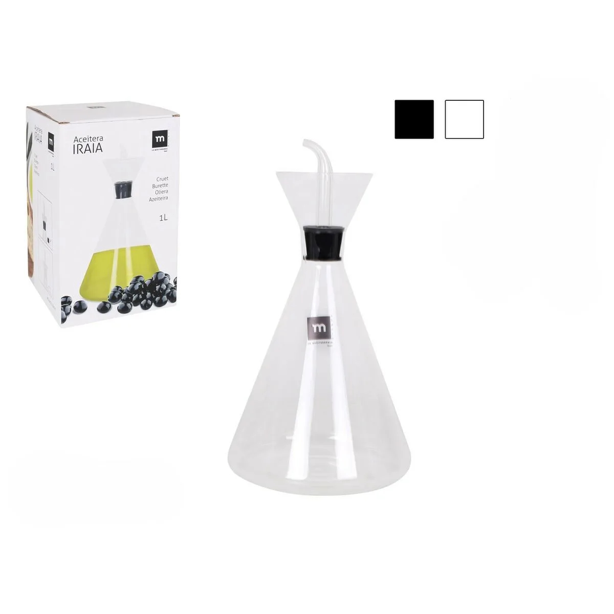 Huilier la mediterranea iraia transparent verre borosilicate 1 l 6 unites s223840261. Pour un shopping sans limites : Diaytar déniche pour vous le meilleur des produits généraux, électroniques et de style de vie