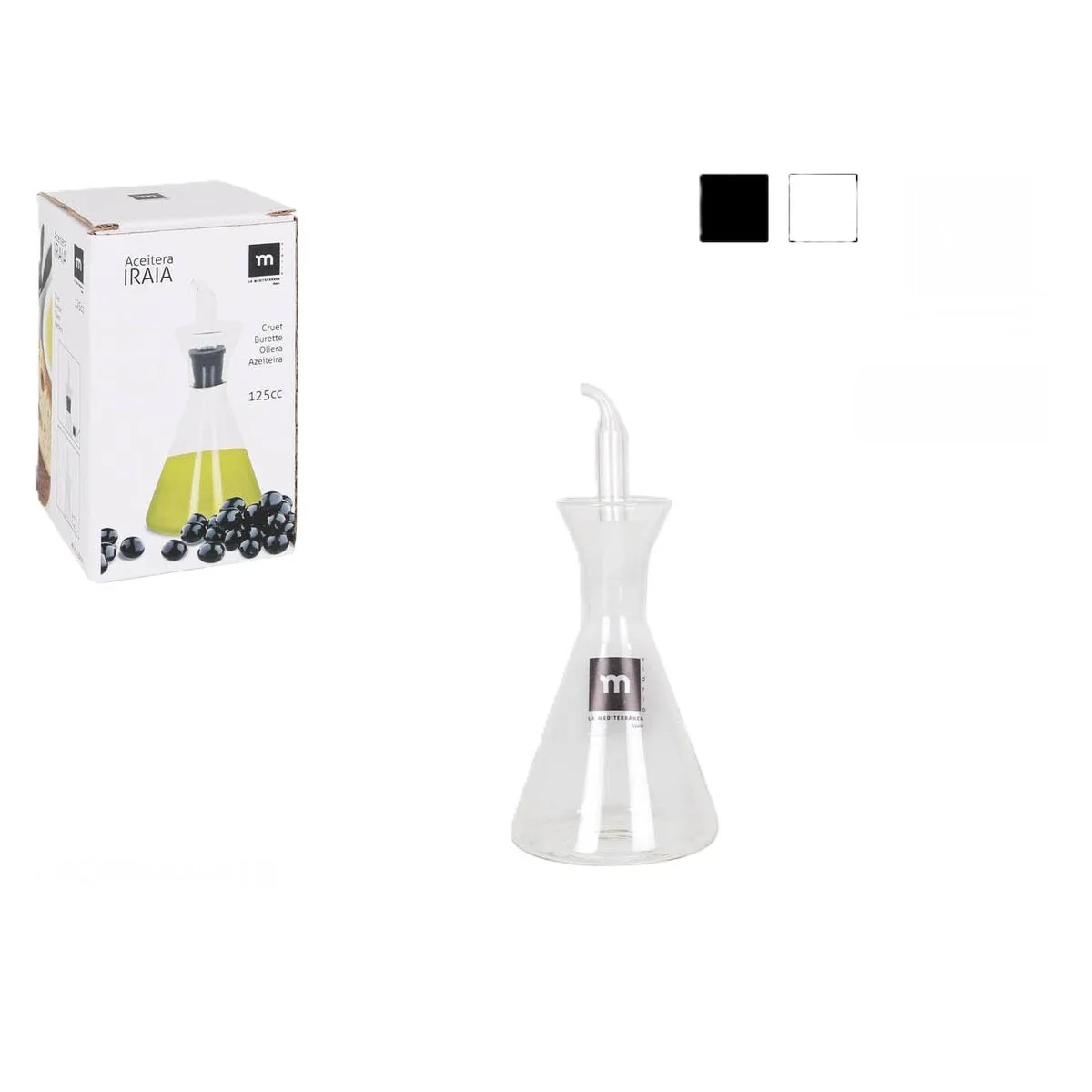 Huilier la mediterranea iraia transparent verre borosilicate 125 ml 12 unites s223839627. La recette Diaytar : un tiers de design, un tiers d'innovation, un tiers de fonctionnalité. Le tout saupoudré de tendance.