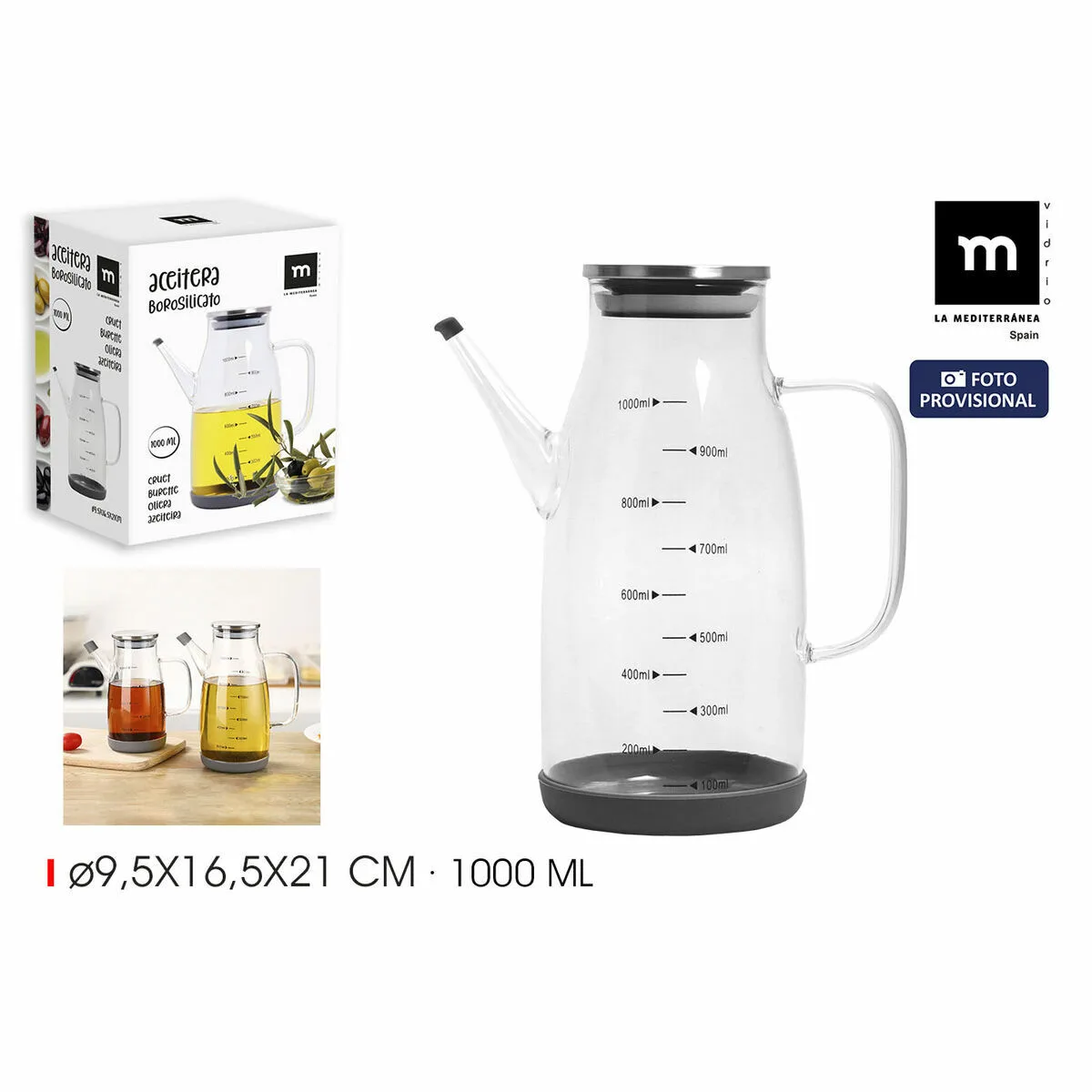 Huilier la mediterranea silicone acier inoxydable 1 l 12 unites s223111417. Nous sommes les archéologues du produit parfait. Diaytar exhume pour vous les trésors cachés du marché.