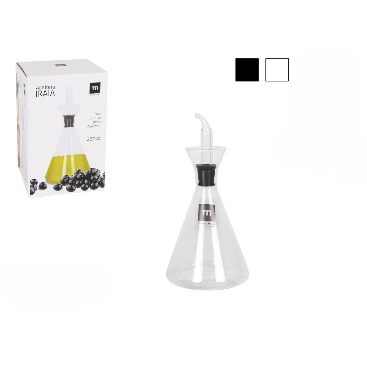 Huilier la mediterranea transparent verre borosilicate 250 ml 8 unites s223839813. Nous sommes les storytellers du produit ordinaire devenu extraordinaire. Bienvenue dans le récit Diaytar.