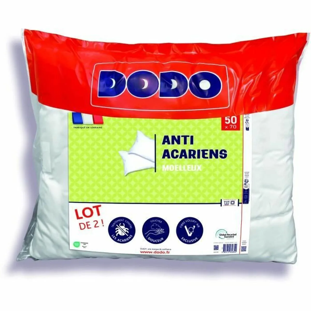 Jeu de 2 coussins dodo 50 x 70 cm s719208878. Notre algorithme préféré chez Diaytar ? L'humain. Car rien ne remplace le coup de cœur pour un produit exceptionnel.