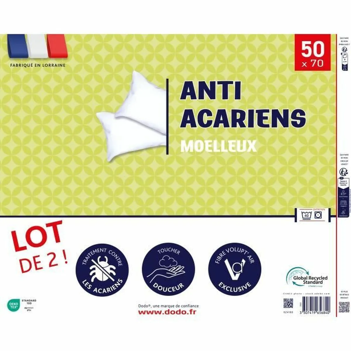 Jeu de 2 coussins dodo 50 x 70 cm s719208887. La chasse aux produits extraordinaires est ouverte. Diaytar vous donne les clés d'un univers shopping infini.