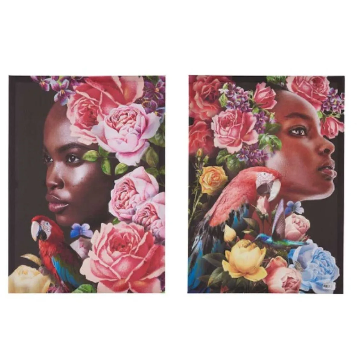 Jeu de 2 tableaux toile femme tropical 70 x 50 x 1 5 cm 6 unites s362608058. Plongez dans l'univers Diaytar où chaque produit raconte une histoire.